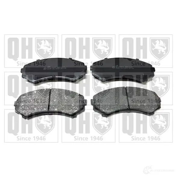 Тормозные колодки, комплект QUINTON HAZELL 650282 bp1250 X3V71EK 23 488