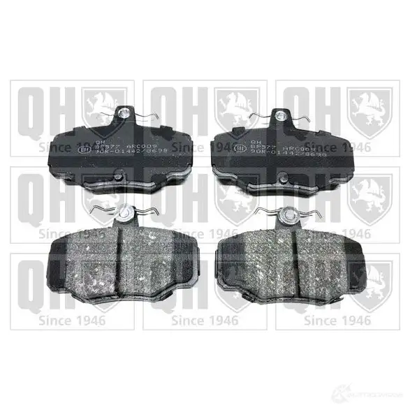Тормозные колодки, комплект QUINTON HAZELL 2 1545 bp577 TUM3SDR 651203