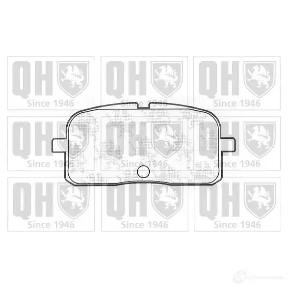 Тормозные колодки, комплект QUINTON HAZELL 2WS8NC 234 91 650229 bp1197