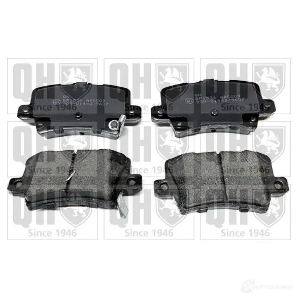 Тормозные колодки, комплект QUINTON HAZELL 650583 2408 6 bp1536 WPQDV