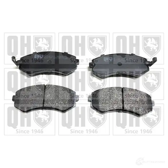 Тормозные колодки, комплект QUINTON HAZELL 650244 235 02 23503 bp1211 изображение 0