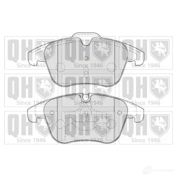 Тормозные колодки, комплект QUINTON HAZELL 5050438307207 650851 6Z7 ZA bp1809