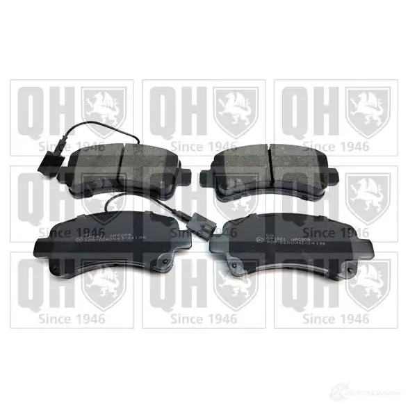 Тормозные колодки, комплект QUINTON HAZELL bp1875 1209567619 5050438440188 RR QU1E9