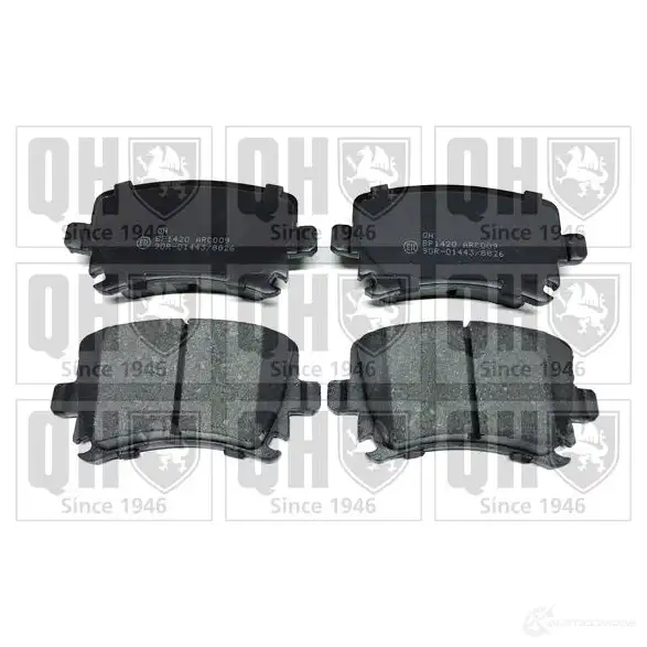 Тормозные колодки, комплект QUINTON HAZELL 650459 239 14 RW1HH bp1420