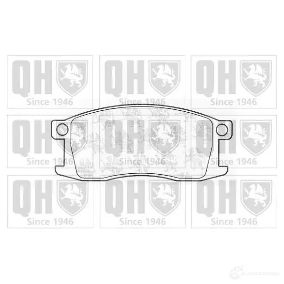 Тормозные колодки, комплект QUINTON HAZELL bp194 DC7XP6Q 650921 2073 5 изображение 0