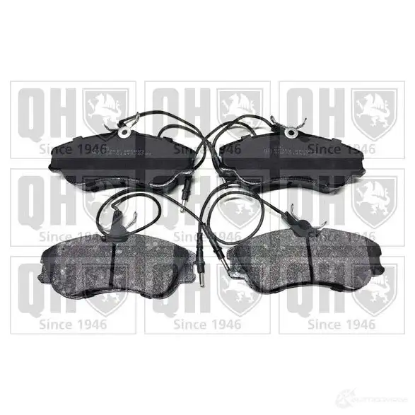 Тормозные колодки, комплект QUINTON HAZELL 651461 bp968 23125 23 124 изображение 0