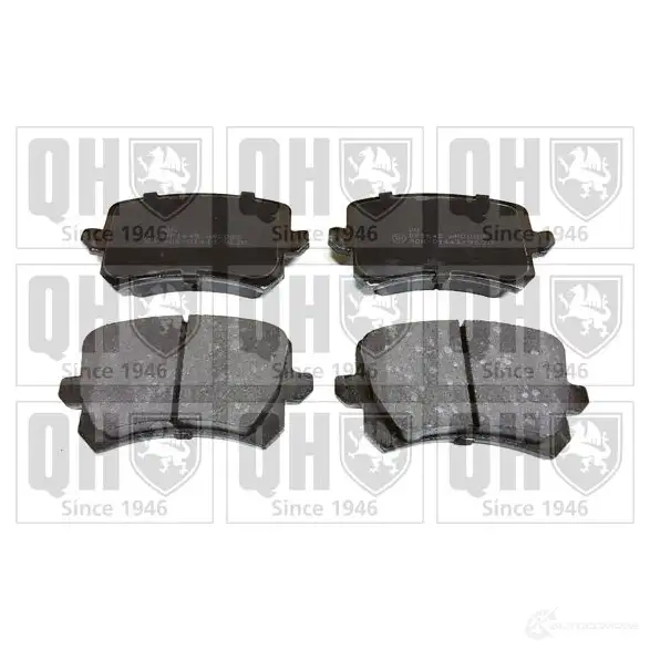 Тормозные колодки, комплект QUINTON HAZELL DQJ2PS 244 83 650701 bp1645