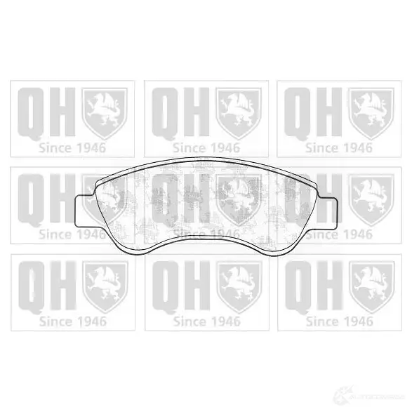 Тормозные колодки, комплект QUINTON HAZELL 2 3599 CUAD72G 650311 bp1278
