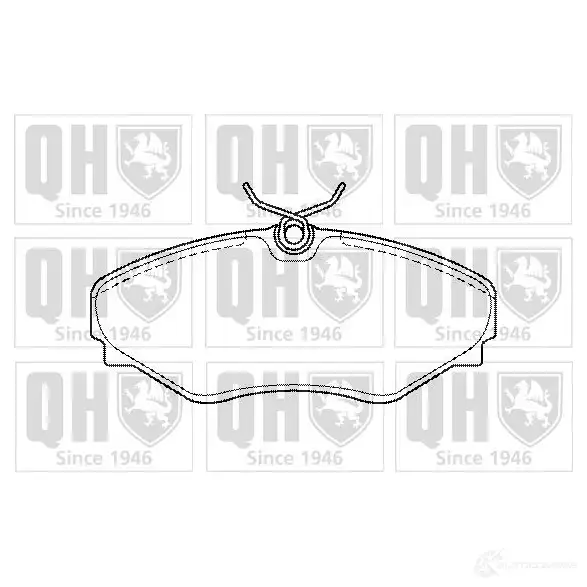 Тормозные колодки, комплект QUINTON HAZELL 650481 bp1440 3VV84YP 23 099 изображение 0