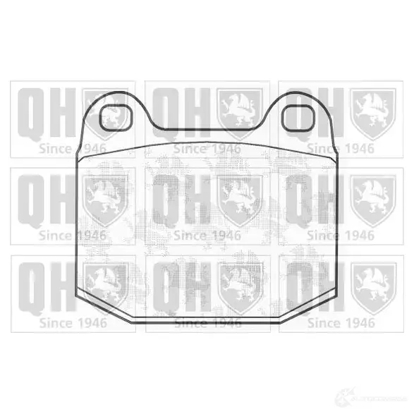 Тормозные колодки, комплект QUINTON HAZELL R0KC2TT bp129 650323 2 0323 изображение 0
