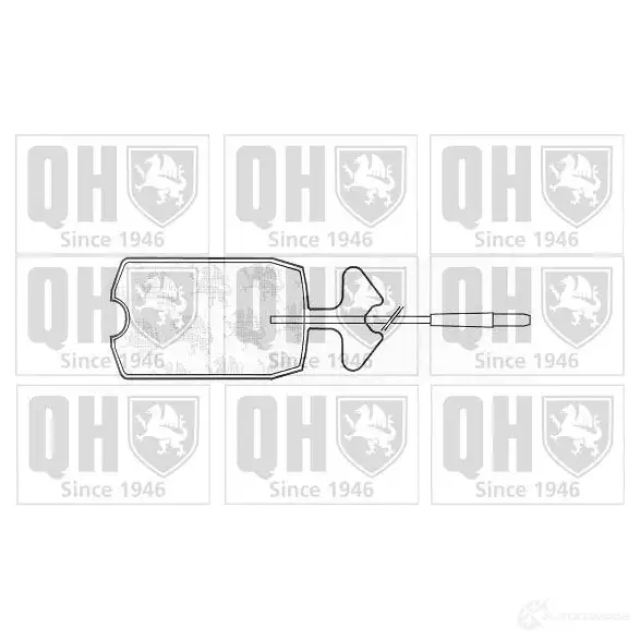 Тормозные колодки, комплект QUINTON HAZELL 651077 bp451 20 714 V9LRUR