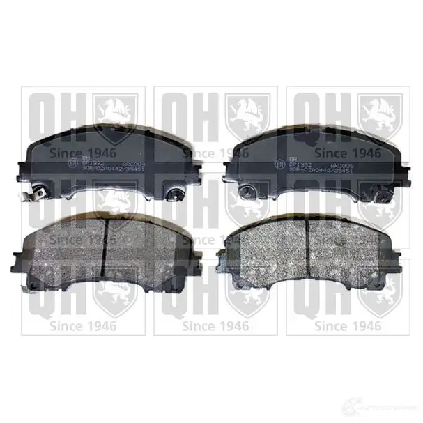 Тормозные колодки, комплект QUINTON HAZELL S4 I7A bp1932 1438475773