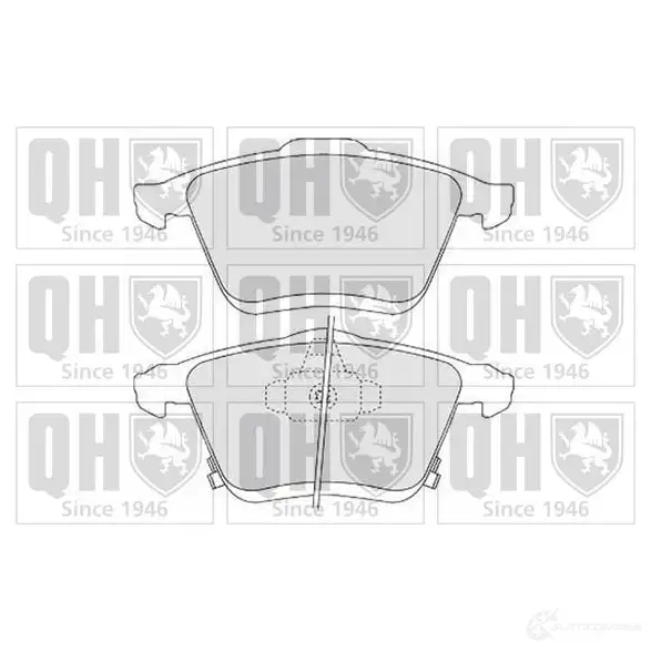 Тормозные колодки, комплект QUINTON HAZELL 650679 24003 2 4002 bp1625