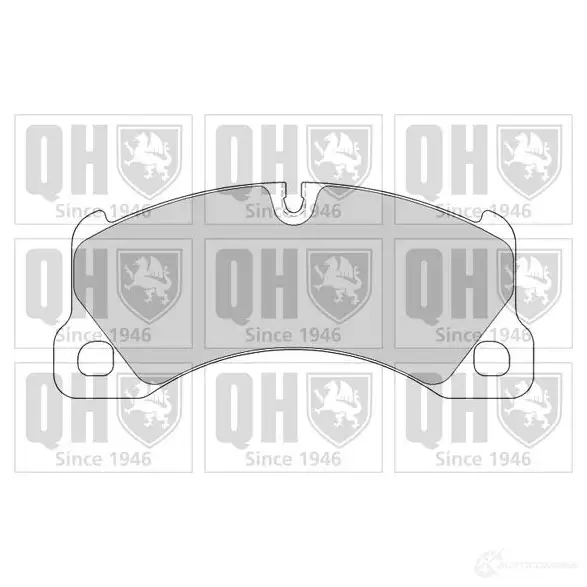 Тормозные колодки, комплект QUINTON HAZELL bp1570 8GXYN 24 295 650620 изображение 0
