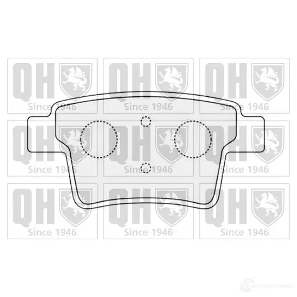 Тормозные колодки, комплект QUINTON HAZELL V6T 4QSB bp1499 5050438086744 650543