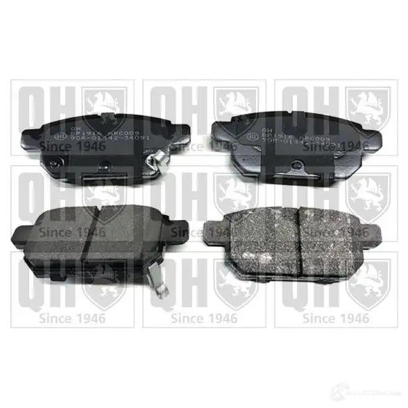 Тормозные колодки, комплект QUINTON HAZELL 1437975053 4AY DB bp1916
