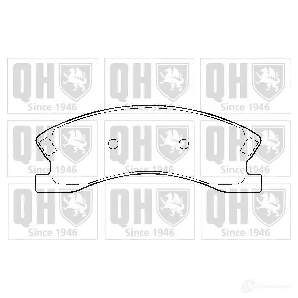Тормозные колодки, комплект QUINTON HAZELL bp1369 24 083 650404 PIHW3I