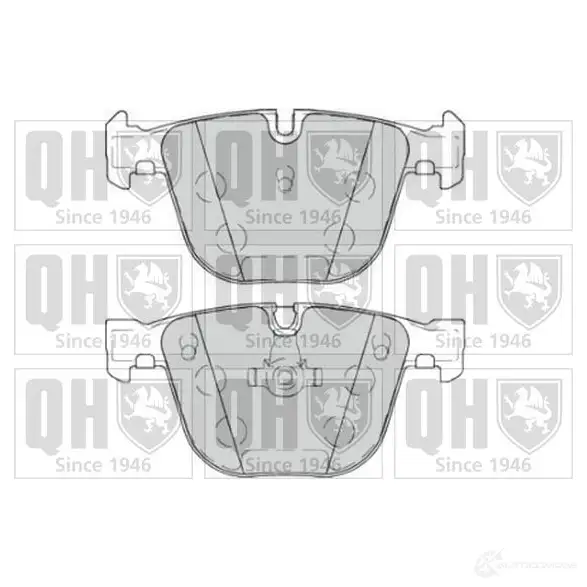 Тормозные колодки, комплект QUINTON HAZELL 5050438306972 650814 TQ 6QS6T bp1760 изображение 1