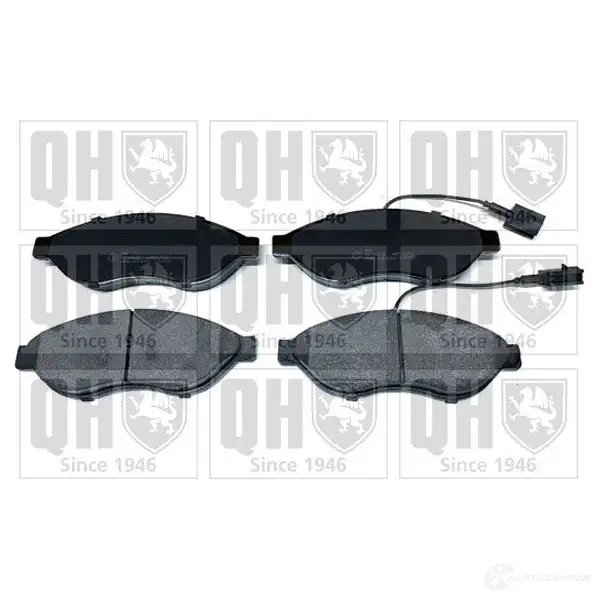 Тормозные колодки, комплект QUINTON HAZELL bp1828 650868 5050438425307 KX EHCA