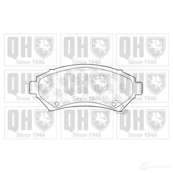 Тормозные колодки, комплект QUINTON HAZELL 2335 8 7574-D699 bp1066 650120