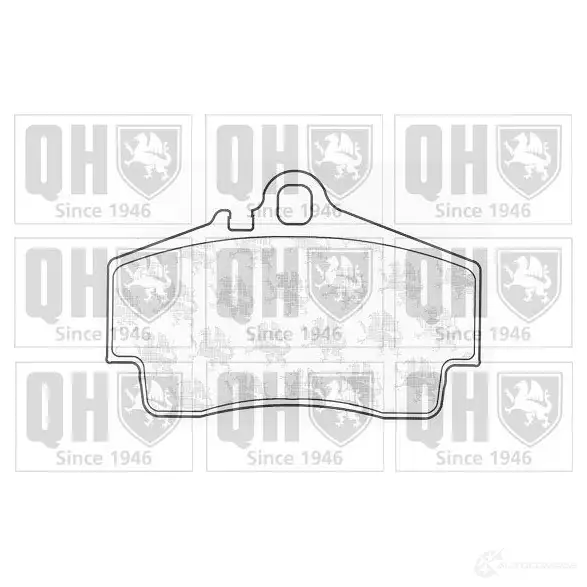 Тормозные колодки, комплект QUINTON HAZELL 217 92 1W7XE bp1190 650222