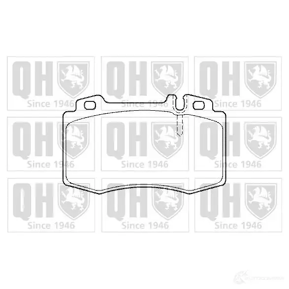 Тормозные колодки, комплект QUINTON HAZELL 650471 2 3745 MTXDKA bp1431