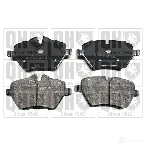 Тормозные колодки, комплект QUINTON HAZELL 2398 4 bp1607 650659 19EEH изображение 0