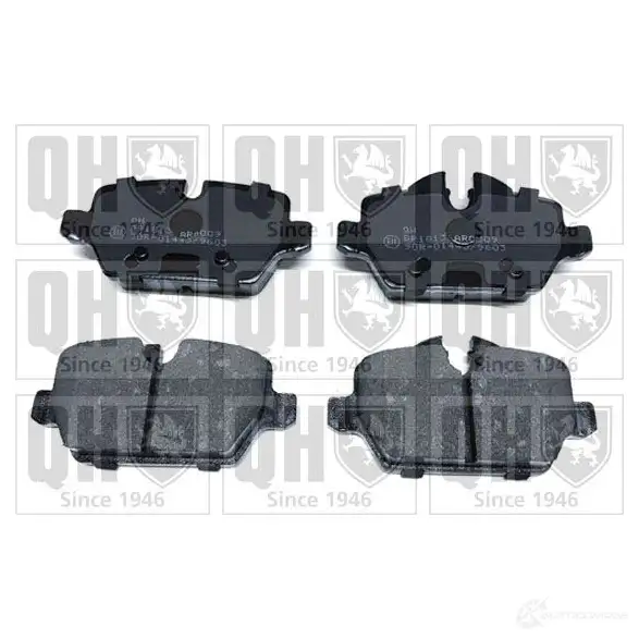 Тормозные колодки, комплект QUINTON HAZELL bp1813 YDXR 8 5050438307245 650855