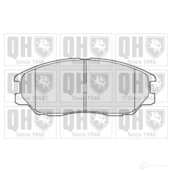 Тормозные колодки, комплект QUINTON HAZELL 650555 5N1EMKT 241 67 bp1510 изображение 0