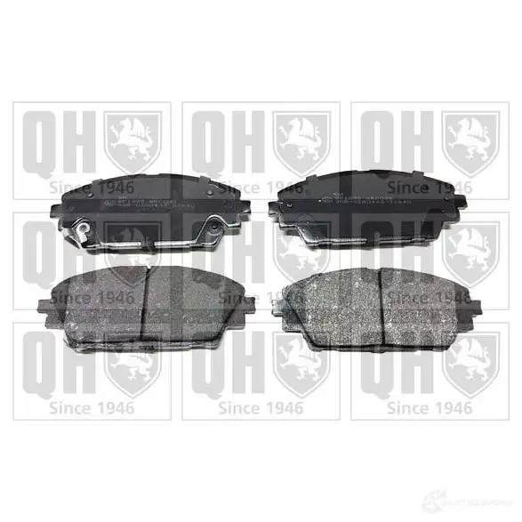 Тормозные колодки, комплект QUINTON HAZELL XR77 GT 5050438475173 1424226729 bp1895