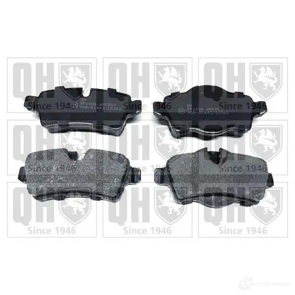 Тормозные колодки, комплект QUINTON HAZELL bp1606 2 4289 650658 O12GK