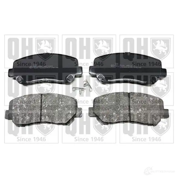 Тормозные колодки, комплект QUINTON HAZELL 1437973735 FD1OL XL bp1900 изображение 0