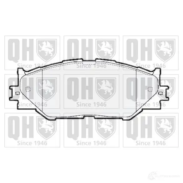 Тормозные колодки, комплект QUINTON HAZELL 20CYV3S bp1520 650566 2398 3