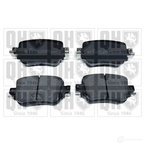 Тормозные колодки, комплект QUINTON HAZELL 650885 EE07 Z5 5050438425352 bp1843 изображение 0