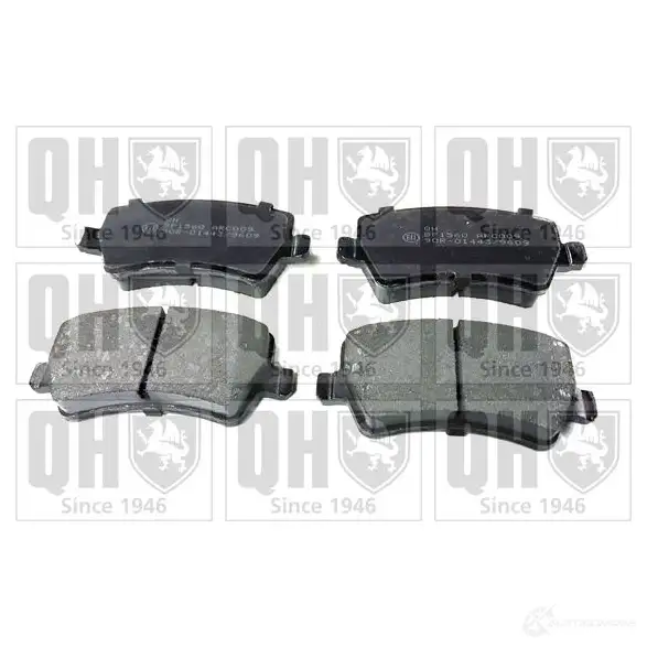 Тормозные колодки, комплект QUINTON HAZELL DVIZDFL bp1560 650609 23 945