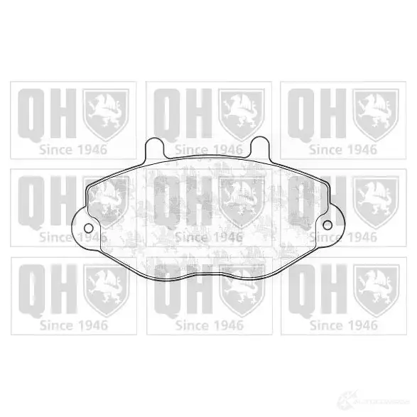Тормозные колодки, комплект QUINTON HAZELL DRF3I0L 651220 2 1469 bp594