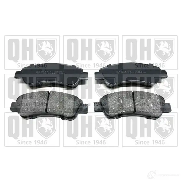 Тормозные колодки, комплект QUINTON HAZELL 919QB 650624 bp1574 2446 5 изображение 0