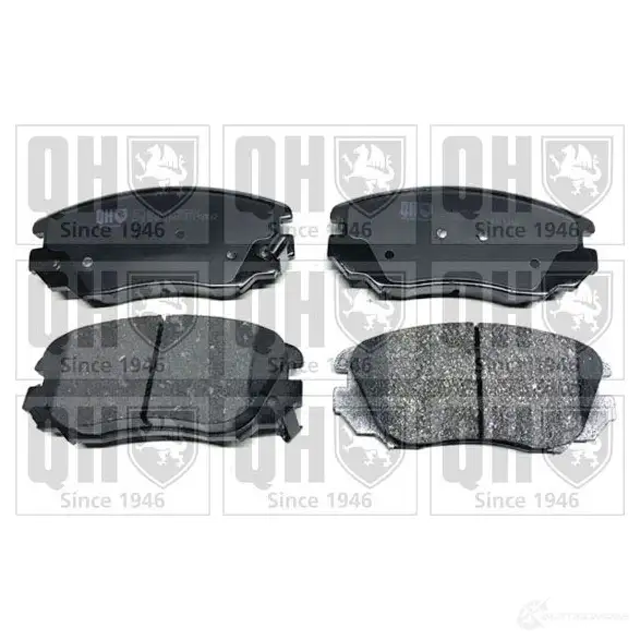 Тормозные колодки, комплект QUINTON HAZELL 650717 bp1661 24416 244 15