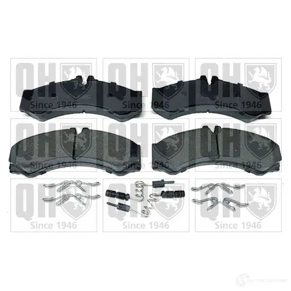 Тормозные колодки, комплект QUINTON HAZELL 29 076 651411 bp878 3LLKH изображение 0