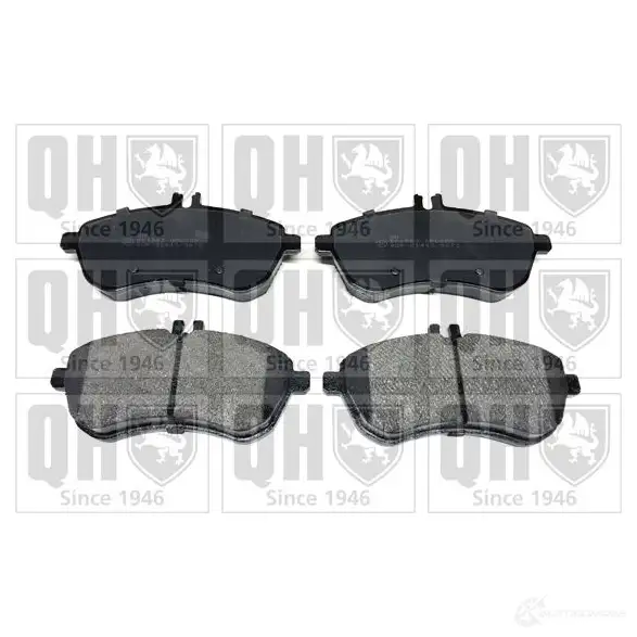 Тормозные колодки, комплект QUINTON HAZELL I1E2JF bp1583 2430 6 650634