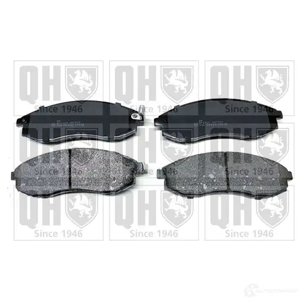 Тормозные колодки, комплект QUINTON HAZELL 650295 bp1263 23316 2308 6