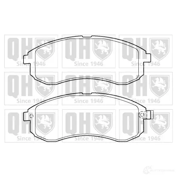 Тормозные колодки, комплект QUINTON HAZELL B8Z3XF 650441 bp1404 238 79 изображение 0