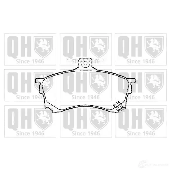 Тормозные колодки, комплект QUINTON HAZELL 23 080 bp960 651453 SAYGJH