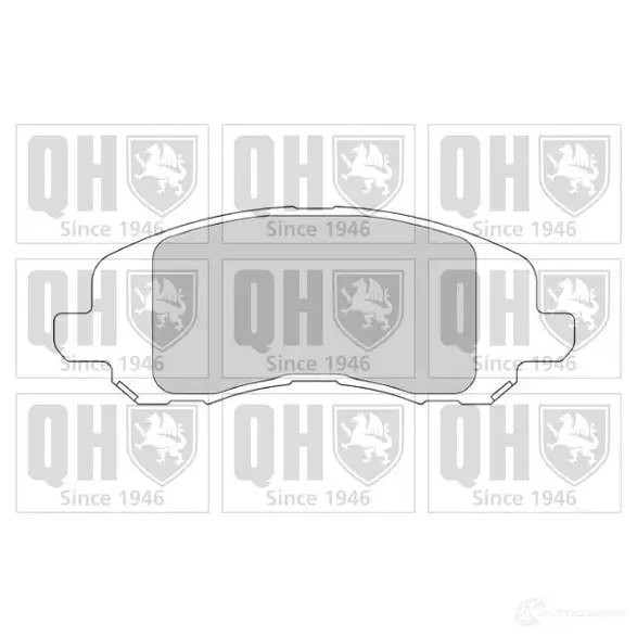 Тормозные колодки, комплект QUINTON HAZELL 650754 bp1695 2458 3 ORYTNS0