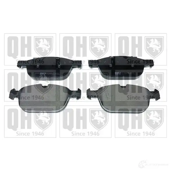 Тормозные колодки, комплект QUINTON HAZELL 650722 24400 bp1666 2439 9