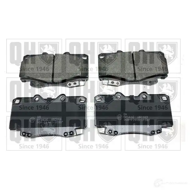 Тормозные колодки, комплект QUINTON HAZELL bp1616 2167 9 650669 21680