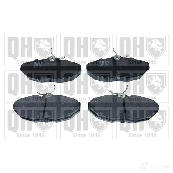 Тормозные колодки, комплект QUINTON HAZELL 650731 bp1674 HUMRON 24 190