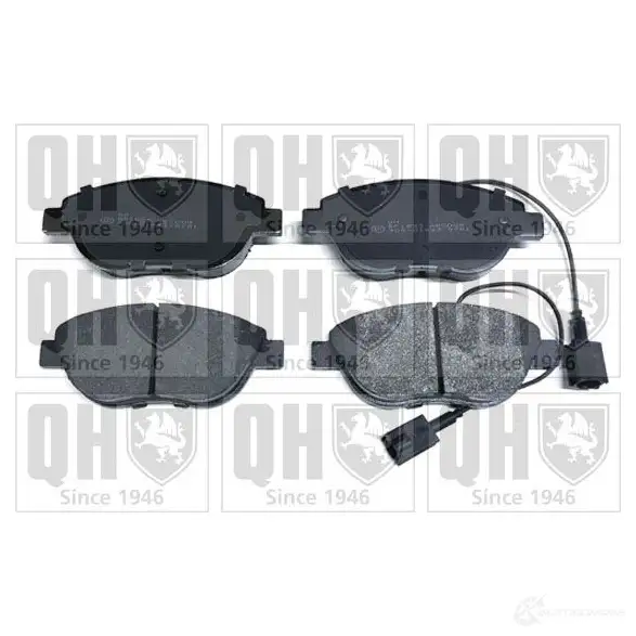 Тормозные колодки, комплект QUINTON HAZELL 650895 C 8OZV8K bp1853 5050438426724