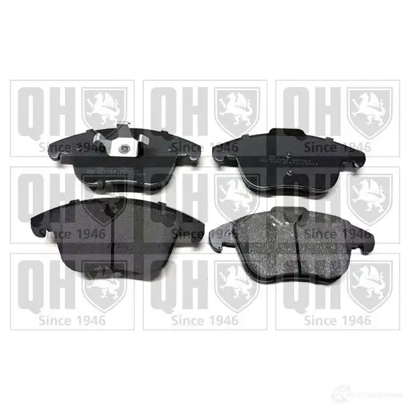 Тормозные колодки, комплект QUINTON HAZELL 650710 240 84 bp1654 24332