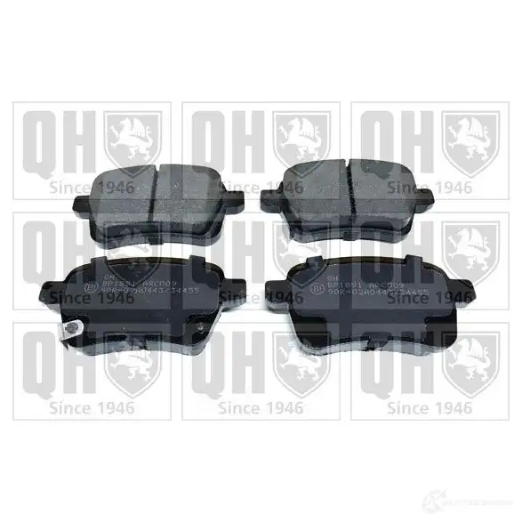 Тормозные колодки, комплект QUINTON HAZELL bp1891 1209567669 GJY QF 5050438448252